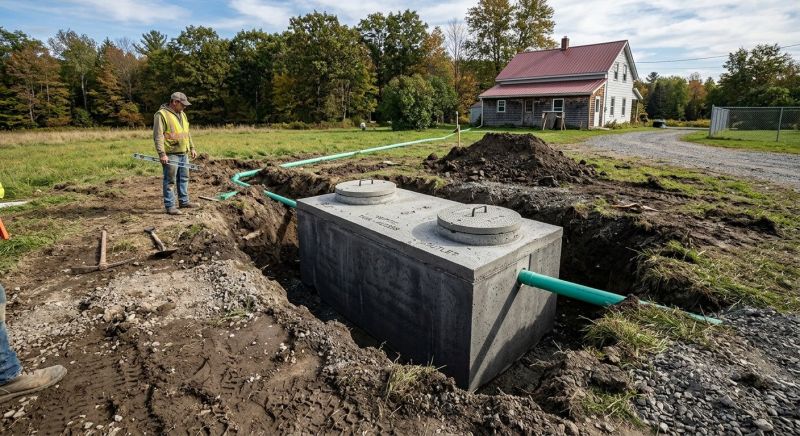 Aerobic Sewage Installation in Denver, CO